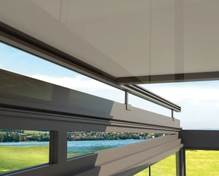 Aufglasmarkise WGB 350, gekuppelte Anlage; 7940 x 3910 mm