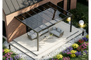 Terrassendach BALI mit  8 mm VSG klar