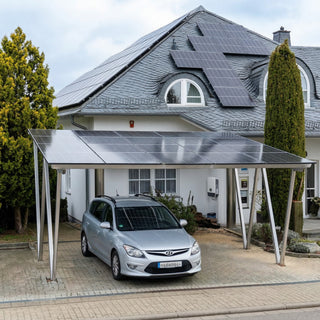 Carport SUNAsolar Self, 1 oder 2 Stellplätze, ohne oder mit Solarpanels
