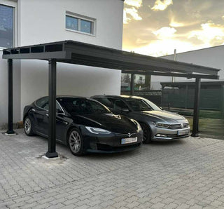 Carport SUNAsolar Typ LE, 1 oder 2 Stellplätze, einschl. Solarpanels