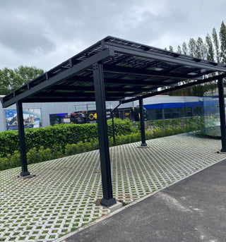 Carport SUNAsolar Typ LE, 1 oder 2 Stellplätze, einschl. Solarpanels