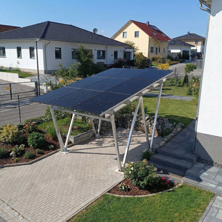 Carport SUNAsolar Self, 1 oder 2 Stellplätze, ohne oder mit Solarpanels