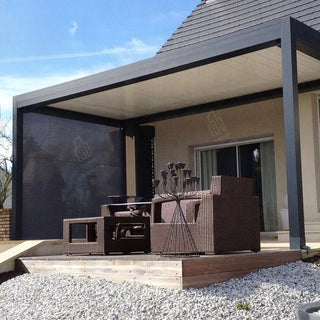 Pergola BALIsky 175, Lamellendach mit Motorantrieb + LED, 6 x 3 m