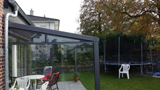 Glasschiebewand SAMOAglide, 10 mm ESG klar, Höhe 2,0 bis 2,5 m