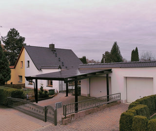 Carport SUNAsolar Luxo, 1 oder 2 Stellplätze, einschl. Solarpanels