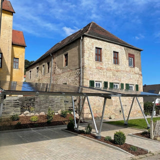Carport SUNAsolar Self, 1 oder 2 Stellplätze, ohne oder mit Solarpanels
