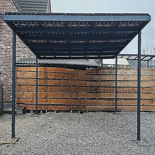 Carport SUNAsolar NOVA S110 + D85, 1 oder 2 Stellplätze, einschl. Solarpanels