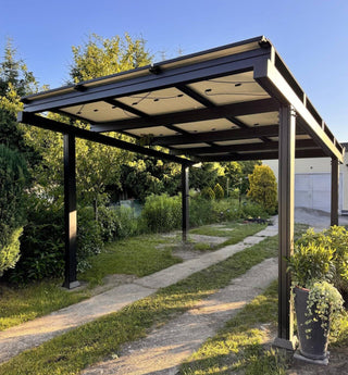 Carport SUNAsolar Typ LE, 1 oder 2 Stellplätze, einschl. Solarpanels