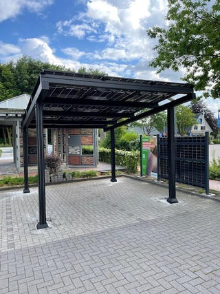 Carport SUNAsolar Typ LE, 1 oder 2 Stellplätze, einschl. Solarpanels