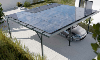 Carport SUNAsolar Typ SC, 1 oder 2 Stellplätze, Komplettsysteme