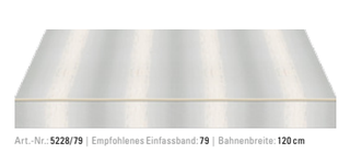Unterglasmarkise UG 350, Einzelanlage; 4820 x 3860 mm