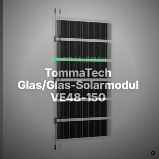 TommaTech Glas/Glas-Solarmodul VE48-150, 240 Wp – Clean Showcase