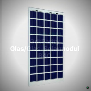 GritParity Glas/Glas-Solarmodul B40, 250 Wp – Clean Showcase