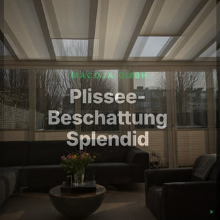Plissee-Beschattung Splendid – Clean Showcase