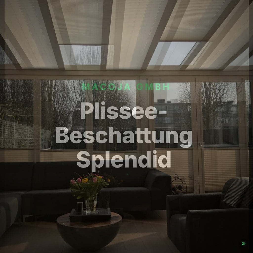Plissee-Beschattung Splendid – Clean Showcase